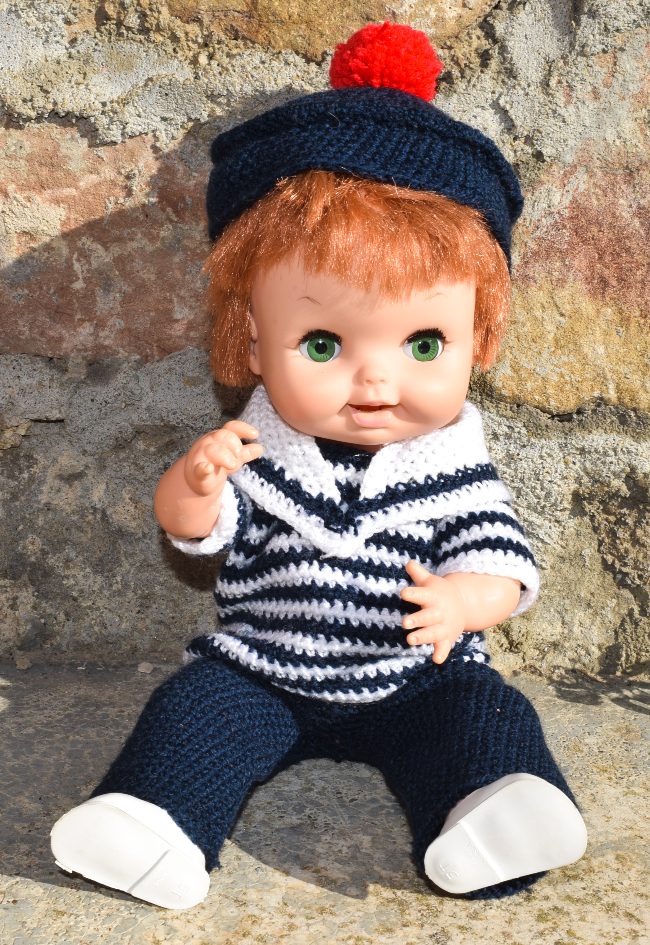 poupée américaine remco avec dents qui poussent