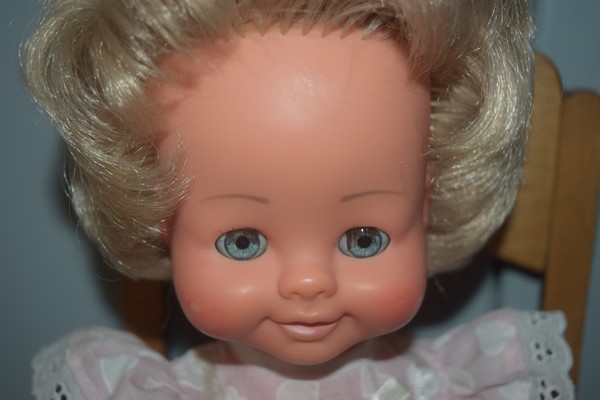 Ancienne Poupée Raynal 'Lilou' De 1972 - 34 Cm Avec Sa Robe D'origine