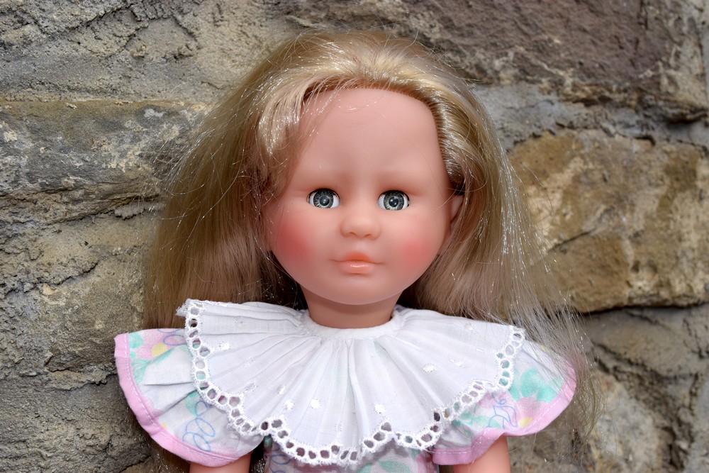 Poupée Corolle Blonde 42 Cm Des Années 1990 - Collection VDS - Occasion Avec Défauts (corps Mou)