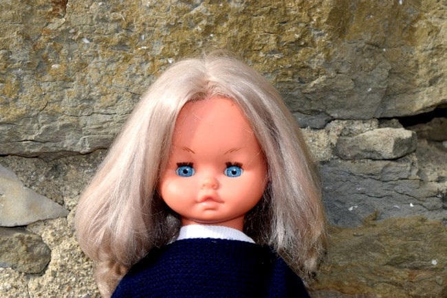 poupée Gégé marcheuse parlante Chantal