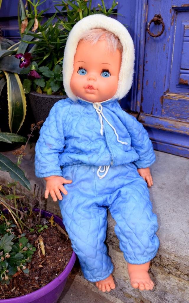 Ancienne Poupée 72 cm BELLA Modèle PAPOUF Années 1974-1979