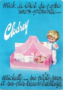 catalogue poupées Clodrey 1970