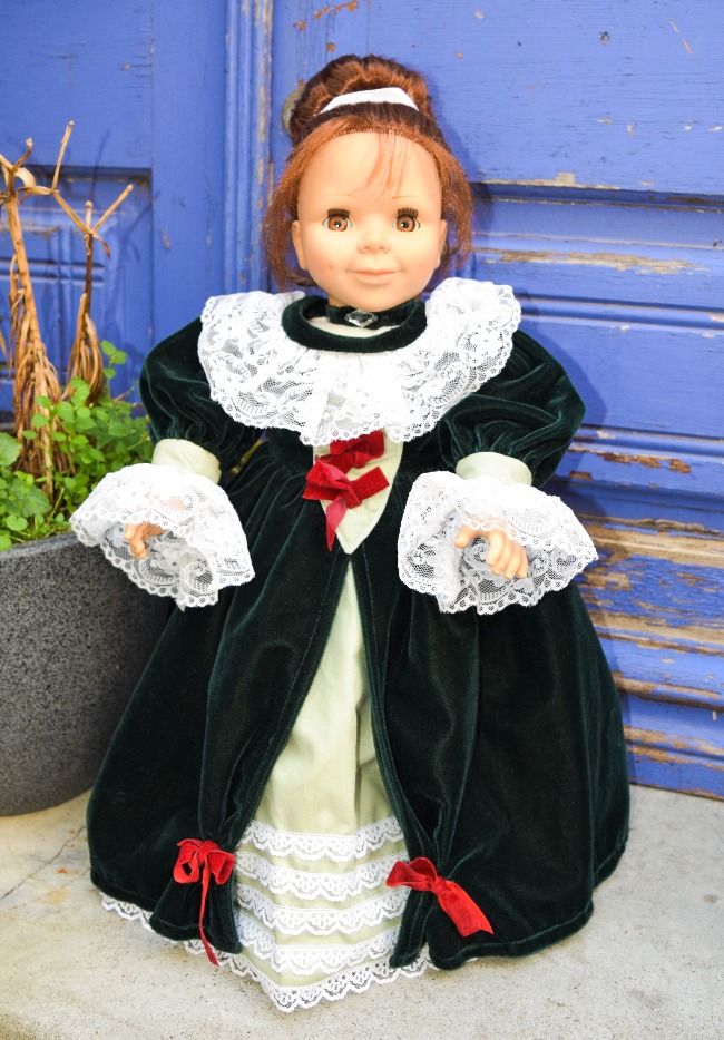 CHAUSSURE NOIRE POUR poupées Bella, Gégé, Raynal Longueur 8.5 cm
