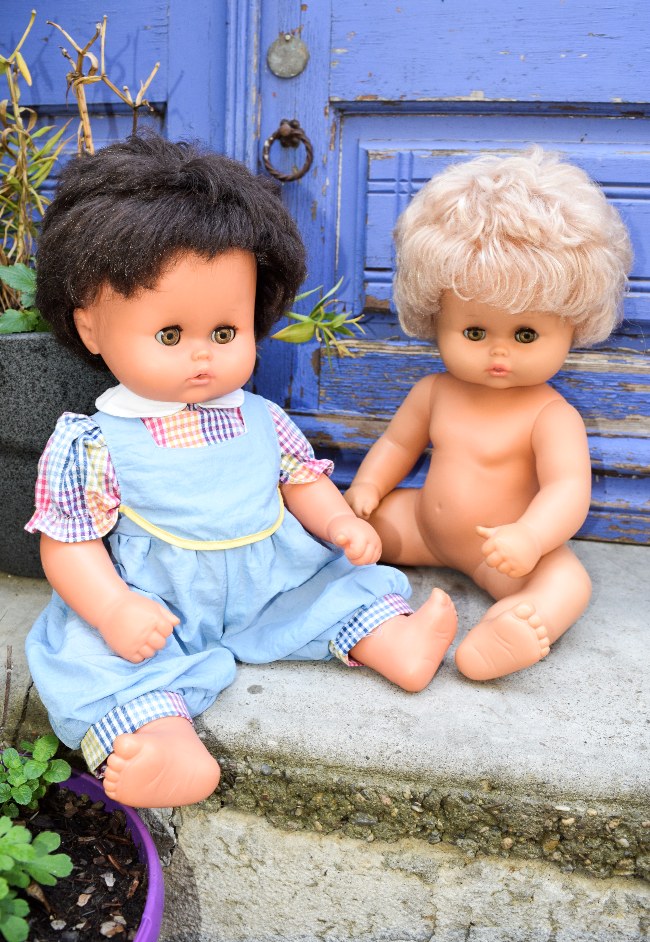 Jean-Pierre, poupon Clodrey buveur-mouilleur