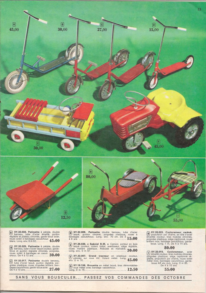 AU BON MARCHE Catalogue Jouets Etrennes Noël 1966 Lovell Gemini 7