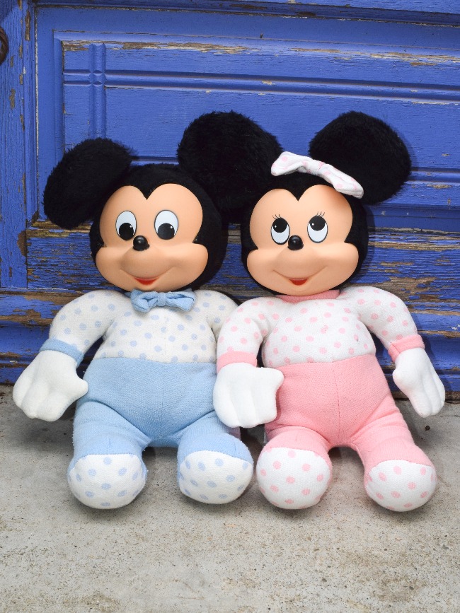 doudou Mickey et Minnie Clodrey Ajena