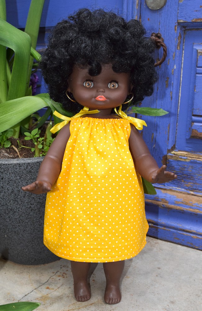 poupée Clodrey noire Madou