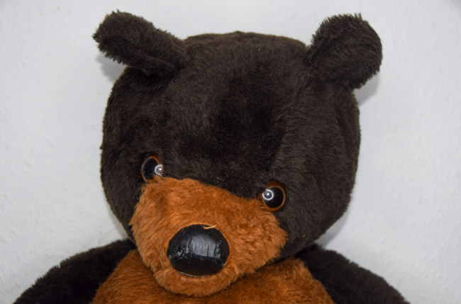 Ours en peluche Bidou, catalogue Clodrey Lang 1979