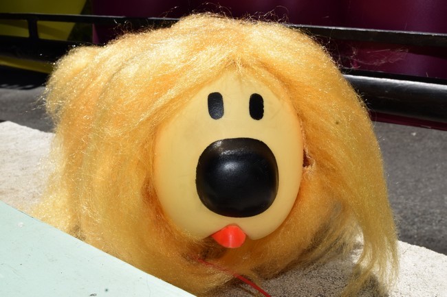 Pollux, le chien du Manège enchanté, jouet à trainer Clodrey